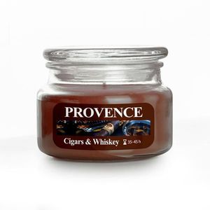 Vonná sviečka v skle PROVENCE 45 hodín cigars&whiskey vyobraziť