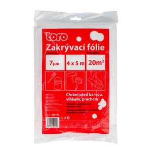 Zakrývacia fólia TORO HDPE 7MY 4x5m vyobraziť