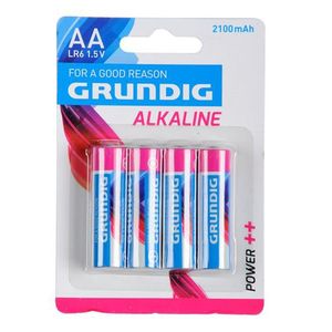 Baterie AA GRUNDIG ALKALINE 2100 mAh, 4KS vyobraziť