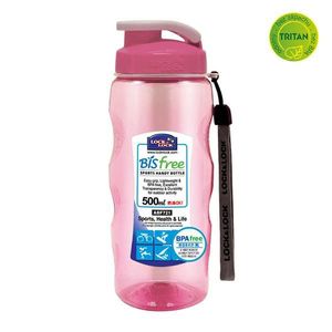 LOCKNLOCK Fľaša na vodu Bisfree 500 ml, ružová vyobraziť