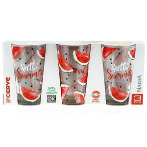 CERVE SKLENICE SET 3KS SUMMER COCOMERA 310ML LONGDRINK vyobraziť