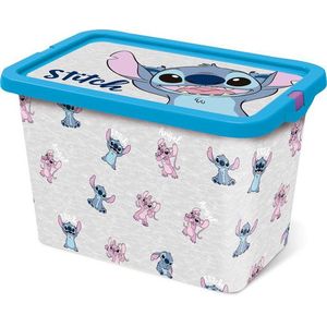 STOR Plastový úložný box s vekom Stitch 7l vyobraziť