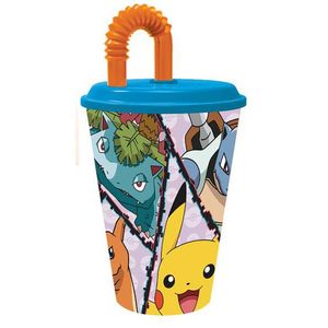 STOR Plastový téglik so slamkou POKÉMON 430ml vyobraziť