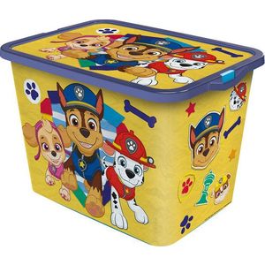 STOR Plastový úložný box s vekom Paw Patrol 23l žltý vyobraziť