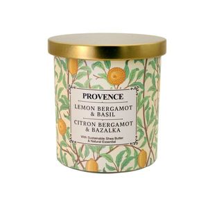 Vonná sviečka v skle PROVENCE 30 hodín bergamot, bazalka vyobraziť