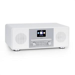 OneConcept Streamo CD, internetové rádio, 2 x 10 W, WLAN, DAB+, FM, CD prehrávač, BT, biele vyobraziť