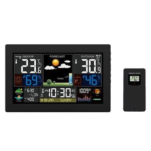 SOLIGHT TE81XL METEOSTANICA, XL FAREBNY LCD, TEPLOTA, VLHKOST, TLAK, RCC, CIERNA vyobraziť