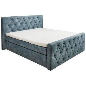 Posteľ boxspring Hammonton modrá 180x200 cm vyobraziť