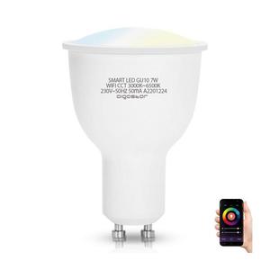 B.V. LED Žiarovka GU10/7W/230V 3000-6500K Wi-Fi - vyobraziť