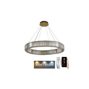 LED Stmievateľný luster na lanku LED/50W/230V 3000-6500K chróm/zlatá + DO vyobraziť