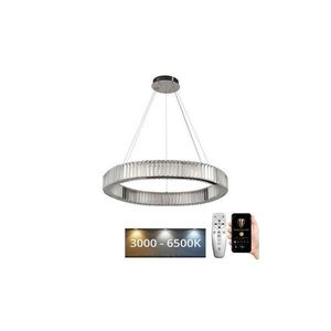 LED Stmievateľný luster na lanku LED/50W/230V 3000-6500K chróm + diaľkové ovládanie vyobraziť