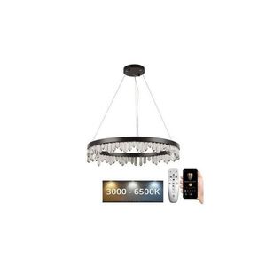 LED Stmievateľný krištáľový luster na lanku LED/40W/230V + diaľkové ovládanie vyobraziť