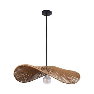 Luster na lanku CAPRI 1xE27/20W/230V pr. 60 cm bambus vyobraziť