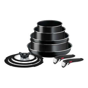 Hliníková súprava riadu 10 ks INGENIO EASY COOK & CLEAN BLAC L1549042 – Tefal vyobraziť