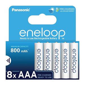 Pana Pana - 8 ks Nabíjacia batéria AAA Eneloop 800 mAh vyobraziť