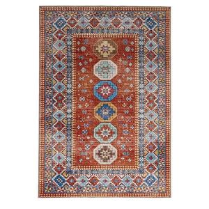 Koberec Chenile Print Rug 0, 8/1, 5 RS2549PT-3 červená vyobraziť