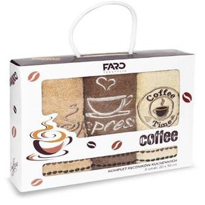 Sada kuchynských utierok Coffee 50x50 3 ks vyobraziť