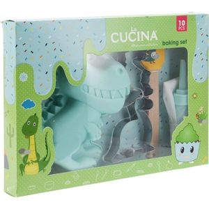 La Cucina Detská súprava na pečenie Dino, 10 ks vyobraziť