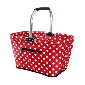 Toro Skladací nákupný košík Dots 48 x 28 x 28 cm vyobraziť