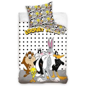 Carbotex Detské bavlnené obliečky Kamaráti z Looney Tunes, 140 x 200 cm, 70 x 90 cm vyobraziť