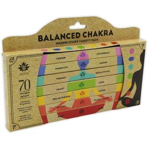 Arome Balanced Chakra Sada vonných tyčiniek, 7 ks x 10 tyčiniek vyobraziť