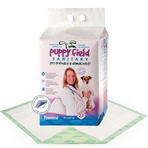 Hygienické vložky pre psy Puppy Field Hygienickévložky 25 ks, 90 x 60 cm vyobraziť