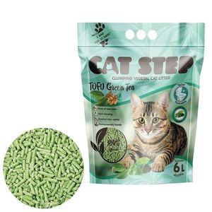 Cat Step Clumping Litter Tofu Green Tea 2, 7 kg, 6l vyobraziť