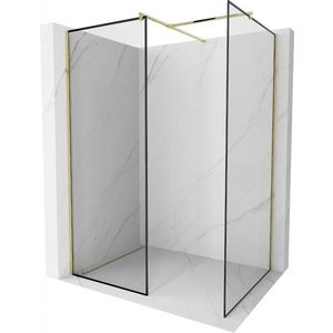 MEXEN/S - Kioto Sprchová zástena WALK-IN 120 x 70 cm, čierny vzor, čierna 800-120-202-70-70-070 vyobraziť