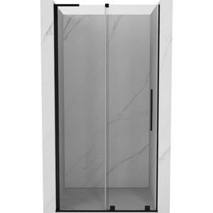 MEXEN/S - Velar L posuvné sprchové dvere 110 cm, transparent, čierna 871-110-003-01-70 vyobraziť