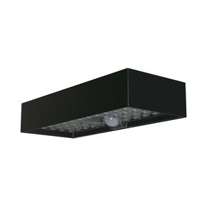 LED Solution Čierne LED nástenné solárne svietidlo s pohybovým čidlom 6W IP65 10307 vyobraziť