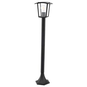 Rabalux Čierna záhradná lampa Taverna pre LED žiarovku E27 90cm 7129 vyobraziť