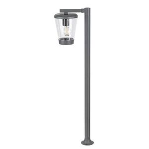 Rabalux Antracitová záhradná lampa Savano pre LED žiarovku E27 98cm 7269 vyobraziť