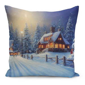 Obliečka na vankúš s vianočným motívom 43x43 cm – Mila Home vyobraziť