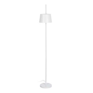 Biela stojacia lampa s kovovým tienidlom (výška 150 cm) – Ixia vyobraziť