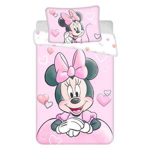 Bavlnené detské obliečky do postieľky 100x135 cm Minnie – Jerry Fabrics vyobraziť