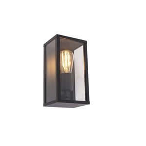 Priemyselná nástenná lampa čierna 26 cm IP44 - Charlois vyobraziť