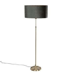 Vloerlamp goud met ovale velours kap groen 50cm - Parte vyobraziť