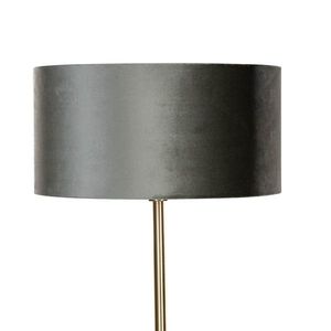 Vloerlamp messing met velours kap groen 50cm - Simplo vyobraziť