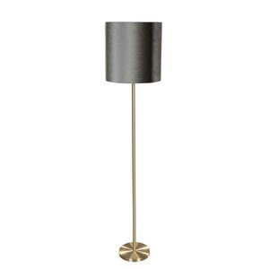 Vloerlamp messing met velours kap groen 40cm - Simplo vyobraziť