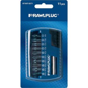 Rawlplug sada hrotov typu Phillips, Pozidriv, Torx s presne vyfrézovanou hlavou PH PZ T 25mm + R adaptér vyobraziť