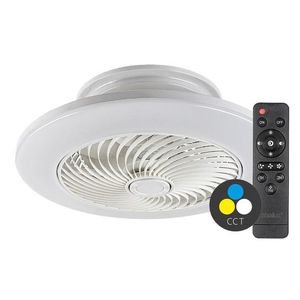 Rabalux Biele stropné LED svietidlo s ventilátorom Dalfon 550mm 36W CCT s DO 6710 vyobraziť