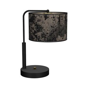 Stolná lampa SATINO 1xE27/60W/230V čierna/zlatá vyobraziť