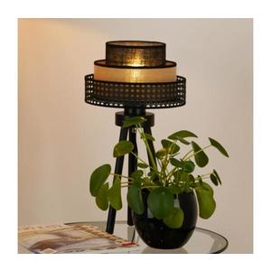 Brilagi Brilagi - Stolná lampa ASPEN LUNETA 1xE27/15W/230V čierna/béžová vyobraziť