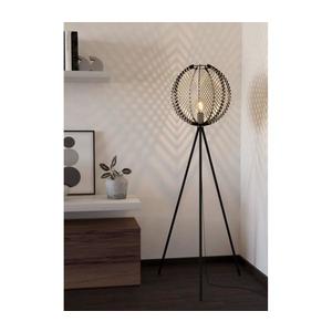 Eglo 44009 - Stojacia lampa WAVERTON 1xE27/40W/230V biela/čierna vyobraziť