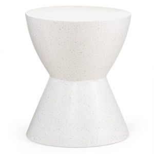 Odkládací stolek Keva 38 cm beton/terrazzo bílý vyobraziť