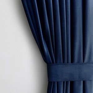 Záves AmeliaHome Velvet indigo vyobraziť