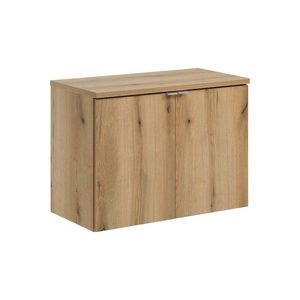 Závěsná skříňka pod umyvadlo Nova Oak II s deskou 80 cm dub coast evoke vyobraziť