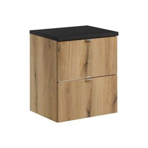 Závěsná skříňka pod umyvadlo Nova Oak s deskou 50 cm dub coast evoke vyobraziť