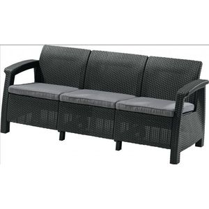 Allibert CORFU LOVE SEAT MAX 2931 Záhradná pohovka - antracit vyobraziť