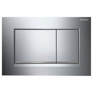 GEBERIT SIGMA30 ovládacie tlačítko, dual flush, chróm lesk 115.883.KH.1 vyobraziť